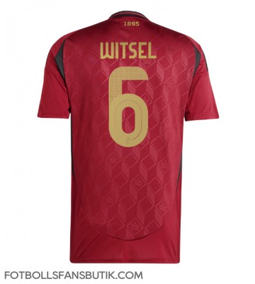 Belgien Axel Witsel #6 Replika Hemmatröja EM 2024 Kortärmad